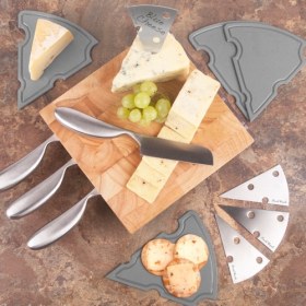 Photo of Final Touch Cheese Station Set with Wood Block