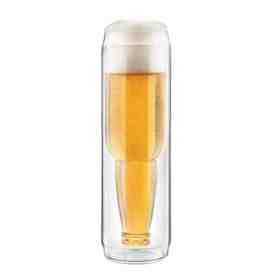 Photo of Final Touch Bottoms Up Beer Can Glass