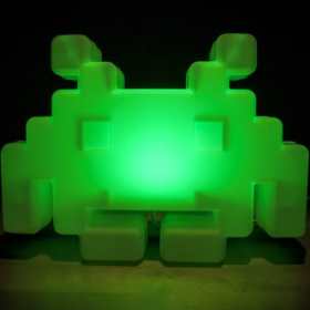Photo of Space Invaders Colour Changing Lamp