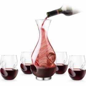 Photo of Final Touch L&#8217;Grand Conundrum Aerator Decanter Set