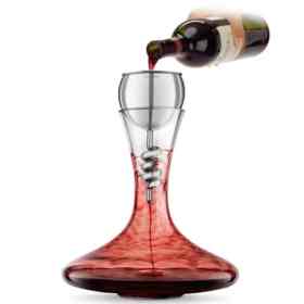 Photo of Final Touch Stainless Steel Twister Aerator and Decanter Set