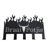 Lifespace "Braai Potjie" Braai 5 Hook Utility Rack Photo