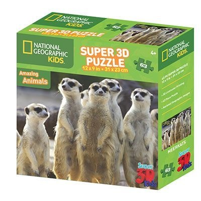 Photo of National Geographic Kids Meerkats Super 3D Puzzle