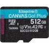 Kingston Technology Canvas Go! Plus memory card 64GB MicroSD Class 10 UHS-I 64GB UHS-I U3 V30 A2 exFAT Photo