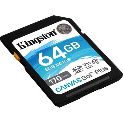 Photo of Kingston Technology Canvas Go! Plus 64GB SD UHS-I Class 10 64GB UHS-I U3 V30 exFAT