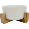 Haus Republik Medium Ceramic Bowl with Wooden Stand  Photo
