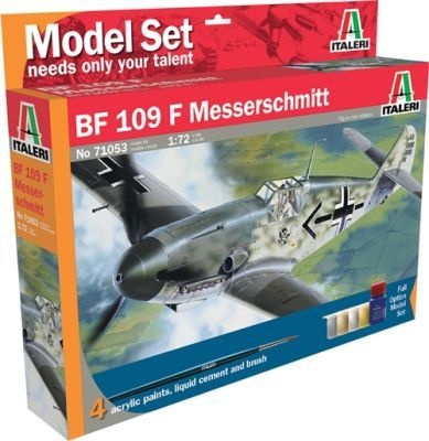 Photo of Italeri BF 109 Messerschmitt Aircraft Model Set Including Paints