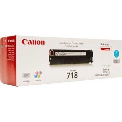 Photo of Canon 718 Cyan Toner Cartridge