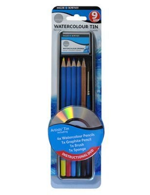 Photo of Daler Rowney DR. Simply Watercolour Sketching Set in Tin