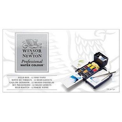 Photo of Winsor Newton Winsor & Newton Watercolour - Lightweight Plastic Field Box Set