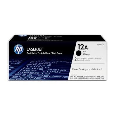 Photo of HP 12A Original Black 2 pieces