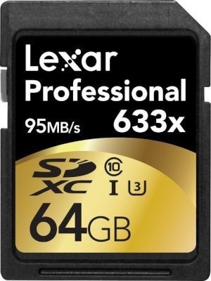 Photo of Lexar LSD64GCBEU633 SDXC UHS-I Memory Card