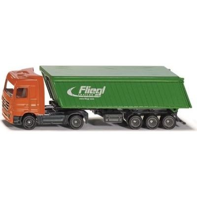 Photo of Siku Die-cast Model - Mercedes-benz Truck With Trailer And Roof