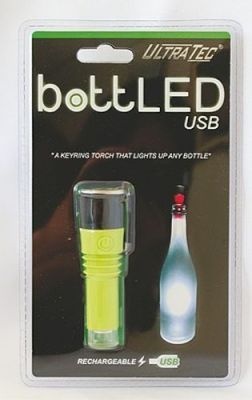 Photo of UltraTec Bottled USB Keyring Flashlight