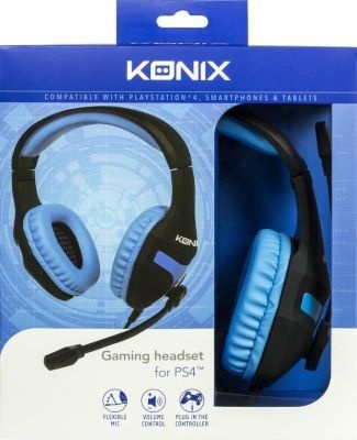 Photo of Konix Over-Ear Gaming Headphones with Microphone for PS4
