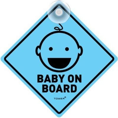 Photo of Tower Sign - Blue Baby On Board