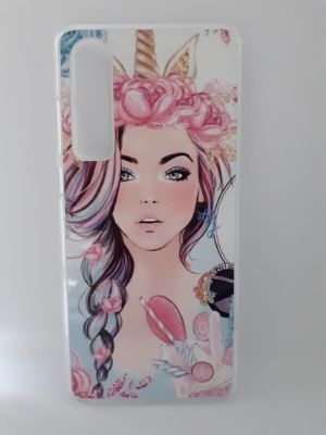 Photo of Huawei P30 Cell Phone Case Unicorn Girl