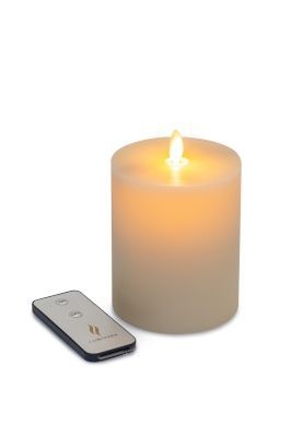 Photo of Luminara LED wax pillar candle flat top