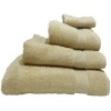 Bunty Elegant 380 Zero Twist 4-Piece Towel Set 380GSM - Beige Photo