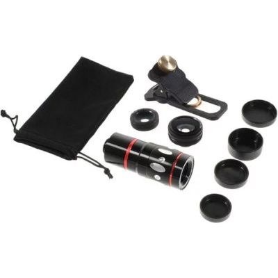Photo of Unbranded Universal 4-in-1 Smartphone Lens Kit - Black