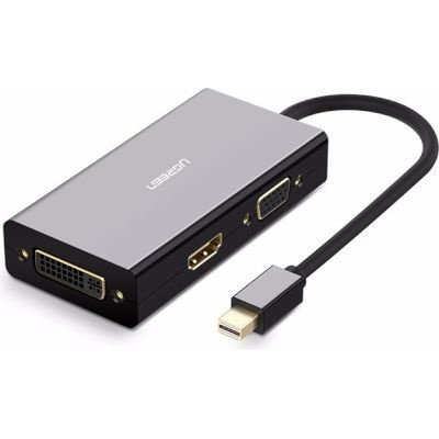 Photo of Ugreen 20418 video cable adapter Mini DisplayPort DVI-D VGA HDMI Black DP - DVI