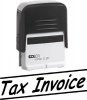 Colop C20 Self Inking Rubber Stamp - Tax Invoice - Black Photo