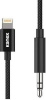 Kanex K157-1311-BK3F audio cable 1 m 3.5mm Lightning Black to M/M Aluminum 1m Photo