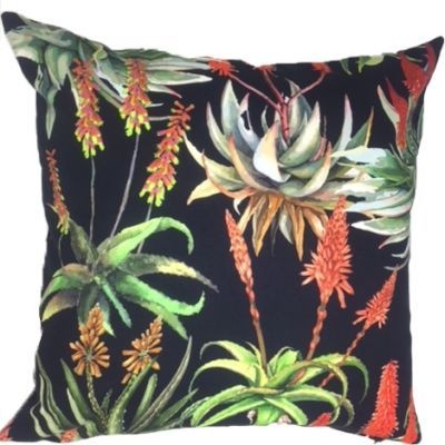 Photo of Amore Aloes Black Scatter Cushion 60cm x 60cm with Inner Home Theatre System