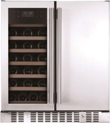 Photo of Snomaster - 176L Double Door Stainless Steel Beverage/Wine Cooler - PRO SERIES
