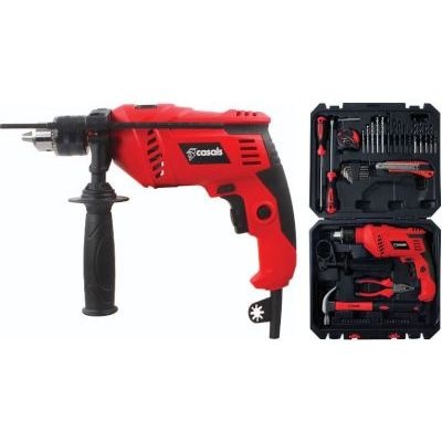 Photo of Casals 600W Impact Drill with Variable Speed and 50 Piece Accessory Set - 13mm Chuck