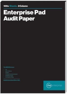 Photo of Rbe Inc RBE 3 Column Audit Pads