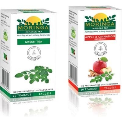 Photo of Moringa Initiative Pure Moringa Tea and Moringa Tea -Apple & Cinnamon Infused Tea