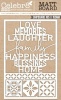Celebr8 Matt Board Equi - Family Words Photo