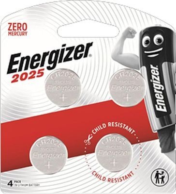 Photo of Energizer CR2025 3v Lithium Coin Battery Card 4