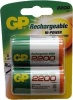 GP Batteries P220dh2 Gp Recharge Nimh D Cell 2200mah 2 spo Photo