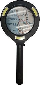 Photo of Supaled 80mm Handheld Illuminated Cobb Led Magnifier 12 piecese Disp