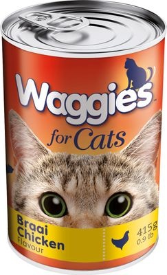 Photo of Waggies for Cats - Braai Chicken Flavour Tinned Cat Food