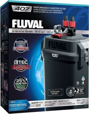 Photo of Fluval 407 Performance Canister Filter for Aquariums 150-500L