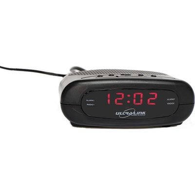 Photo of Ultralink Ultra-Link Digital FM Alarm Clock Radio - 2 Alarm Stereo Sound
