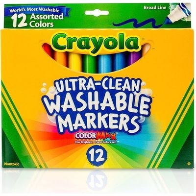 Photo of Crayola Ultra Clean Broadline Washable Markers