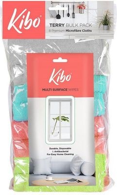 Photo of Kibo Terry Premium Microfibre Cloth Bulk Pack