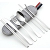 Maisonware 8 Piece Travel Cutlery Set with Bag
