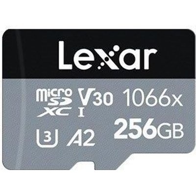 Photo of Lexar 256GB Professional Silver Series 1066x UHS-I microSDXC Memory Card - with SD Adapter