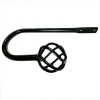 Matoc Designs Metal Curved Tieback Arm with Onion Photo