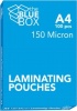 Blue Box A4 Laminating Pouches - 150 Micron Photo