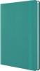 Bantex A5 PU Flexicover Lined Journal Notebook - Turquoise Photo