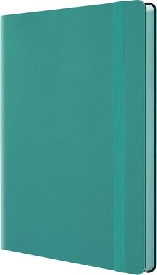 Photo of Bantex A5 PU Flexicover Lined Journal Notebook - Turquoise