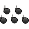 Ergonomicsdirect Standard Pin Office Chair Castors/Wheels with Hood Photo