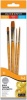Daler Rowney Simply #3 Gold Taklon Acrylic Brushes - Short Handle Photo