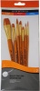 Daler Rowney Simply Gold Taklon Acrylic Brushes - Short Handle Photo